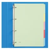 Tabbladen Qbasic 4-gaats 5-delig assorti karton