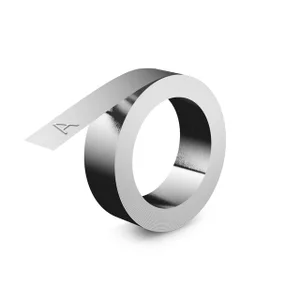 Reliëftape Dymo embossing niet klevend aluminium 1