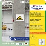 Etiket Avery L7873-20 45.7x21.2mm 960 stuks