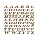 Etiket HERMA 4192 8mm letters A-Z goudfolie 61 stuks