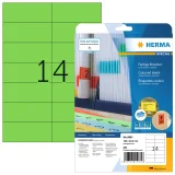 Etiket HERMA 5061 105x42.3mm verwijderbaar groen 280 stuks