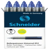 Rollerpenvulling Schneider 852 medium blauw 5 stuks