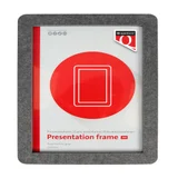 Presentatieframe Quantore A4 gerecycled vilt grijs