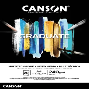 Mixed mediapapier Canson Graduate Mixed Media 20ve