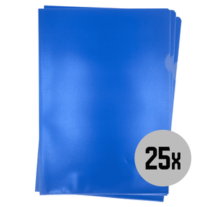 mapje blauw 25x