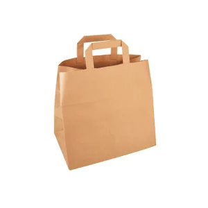 Tas IEZZY kraft papier 32x16x27cm (bxdxh) bruin 25