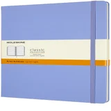 Notitieboek Moleskine XL 190x250mm lijn hard cover hydrangea blue