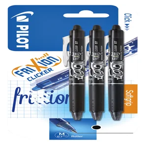 Rollerpen PILOT friXion clicker medium zwart blist