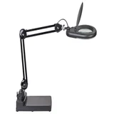 Loeplamp MAUL Viso LED met voet zwart