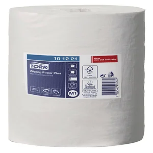 Poetspapier Tork M1 Plus Advanced 2-laags 75m wit