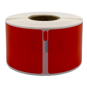 DULA - Dymo 99012/S0722400 Rood label 36x89mm 260 etiketten per rol