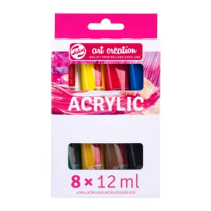 Acrylverf Talens Art Creation assorti 8 tubes à 12