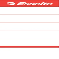 Rug-insteekkaart Esselte smal 30x158mm wit 100 stu