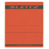 Rugetiket Leitz breed/kort 62x192mm zelfklevend rood 10 stuks