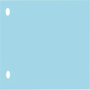 Scheidingsstrook Elba breed 225x120mm 190gr blauw