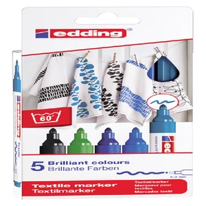 Textielmarker edding 4500 rond 2-3mm koel assorti