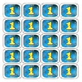 Consumptie breekmunten Combicraft 200 stuks blauw