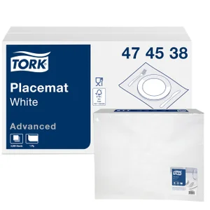Placemat Tork Advanced 1-laags 420x270mm 500 vel w