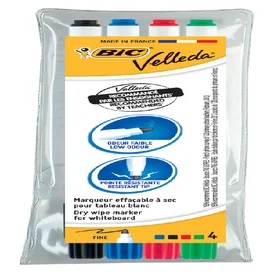 Whiteboardmarker Bic Velleda 1721 rond fijn assort