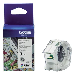 Etiket Brother CZ-1001 multifunctioneel 9mm 1 rol