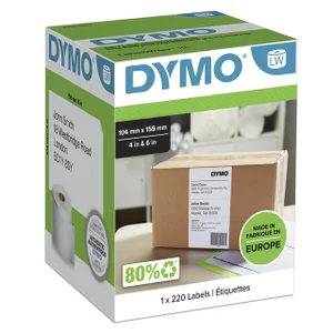 Etiket Dymo LabelWriter 5XL verzendlabel 104x159mm