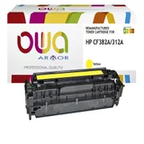 Tonercartridge OWA alternatief tbv HP CF382A geel
