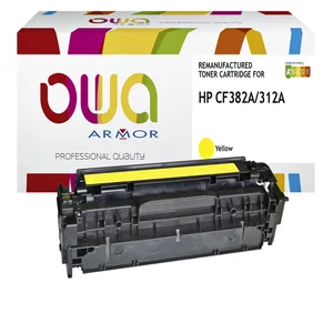 Tonercartridge OWA alternatief tbv HP CF382A geel