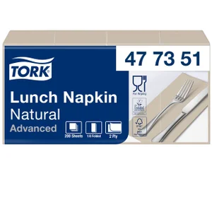 Lunchservet Tork Advanced 1/8 vouw 2-laags 328x325