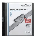Klemmap Durable Duraclip A4 6mm 60 vellen zwart