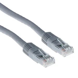 Kabel ACT U/UTP CAT6 patchkabel RJ45 Grijs 15 mete