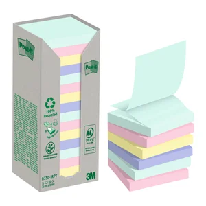 Memoblok 3M Post-it Z-Note R330 76x76mm recycle as