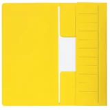 Dossiermap Djois Secolor Mammoet folio 3 kleppen 250gr recylced geel