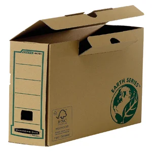 Archiefdoos Bankers Box Earth A4 transfer 80mm bru