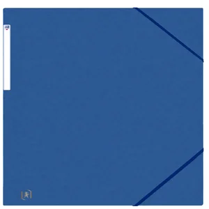 Elastomap Oxford Top File+ A3 3 kleppen 390gr blau