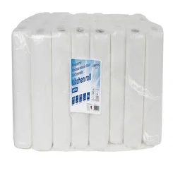 Keukenrol Cleaninq 2-laags 50 vel wit