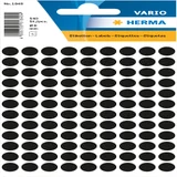 Etiket HERMA 1849 rond 8mm zwart 540 stuks