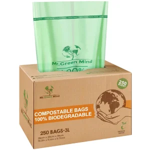 Afvalzak bio Mr.Green Mind 26x29cm 2-3 liter dispe