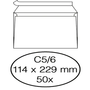 Envelop Quantore bank C5/6 114x229mm zelfklevend w