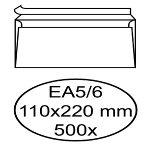 Envelop Quantore bank EA5/6 110x220mm zelfklevend