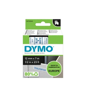 Labeltape Dymo LabelManager D1 polyester 12mm blau