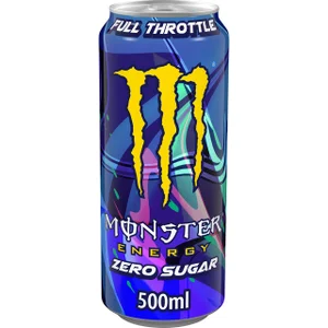 Energiedrank monster full throttle suikervrij blik