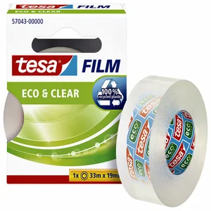 Plakband tesafilm® Eco & Clear 33mx19mm transparan