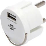 Stopcontactadapter Brennenstuhl USB A 2.4A wit