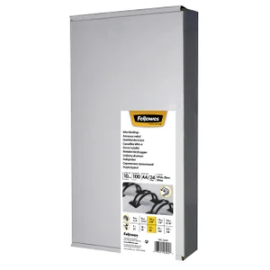 Draadrug Fellowes 10mm 34-rings A4 wit 100 stuks
