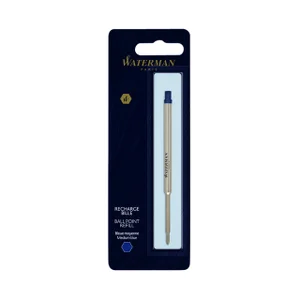 Balpenvulling Waterman medium blauw blister à 1 st