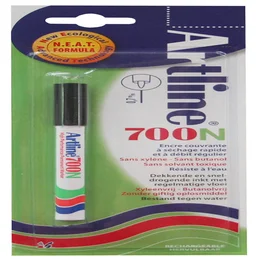 Viltstift Artline 700 rond 0.7mm zwart blister à 1