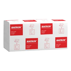 Handdoek Katrin z-vouw 2-laags 244x230mm 20x200 ve