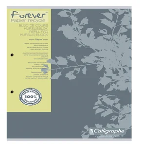 Cursusblok Clairefontaine Forever Calligraphe A4 r