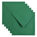 Envelop Papicolor 140x140mm dennengroen pak à 6 stuks