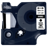 DULA - Dymo D1 45803 / S0720830 Zwart op wit 19mm x 7m